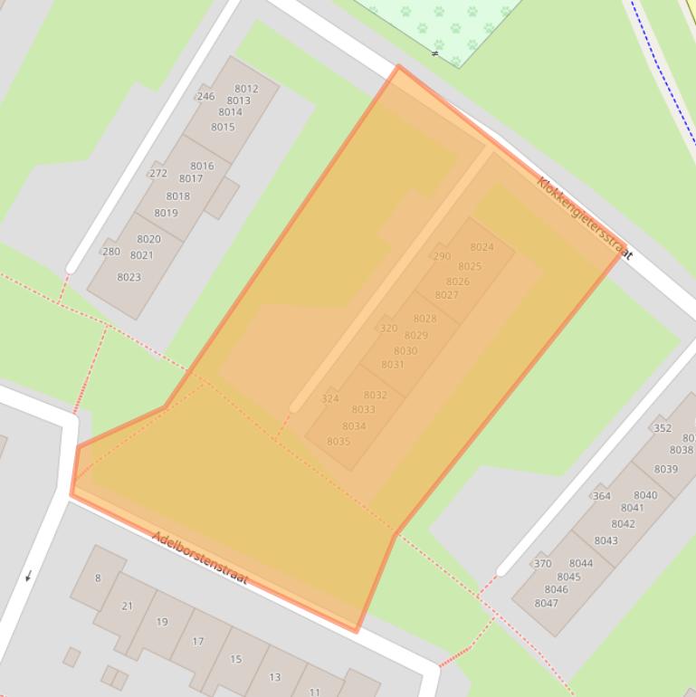 Kaart van postcodegebied 5914LV.