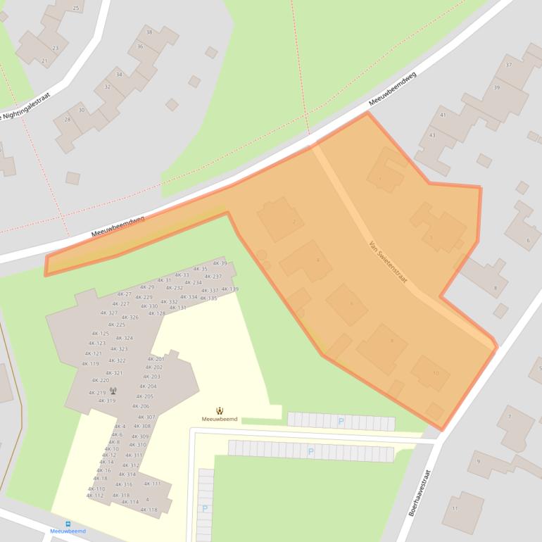 Kaart van postcodegebied 5914PS.