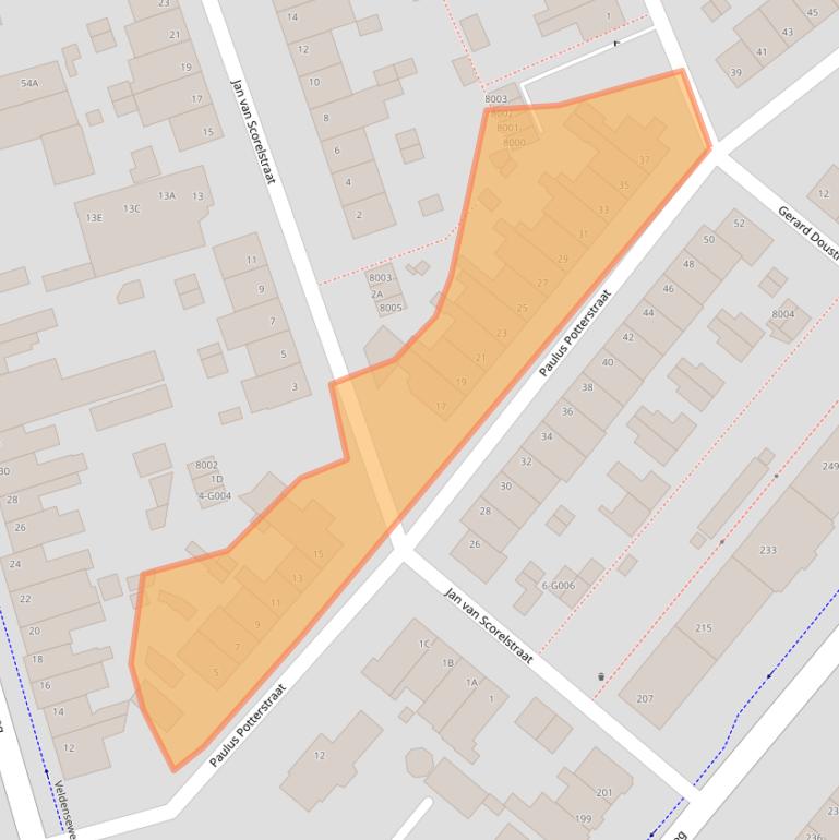Kaart van postcodegebied 5914VC.