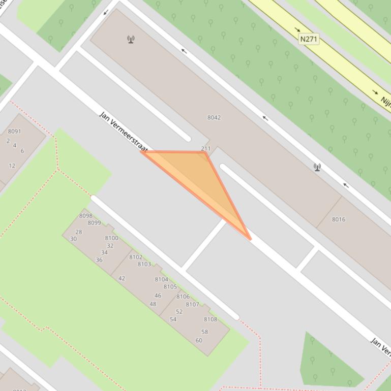 Kaart van postcodegebied 5914VL.