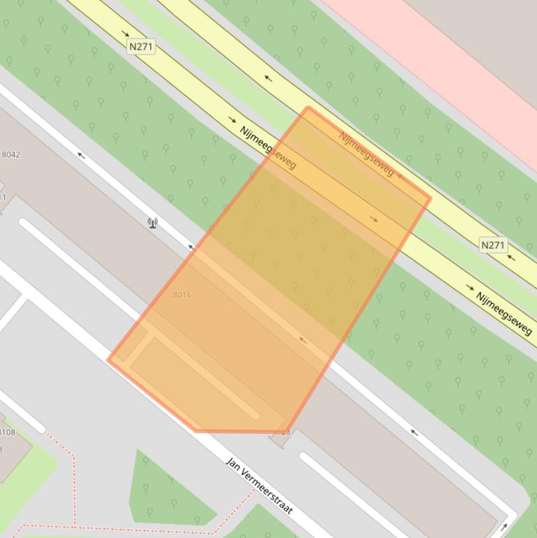 Kaart van postcodegebied 5914VP.