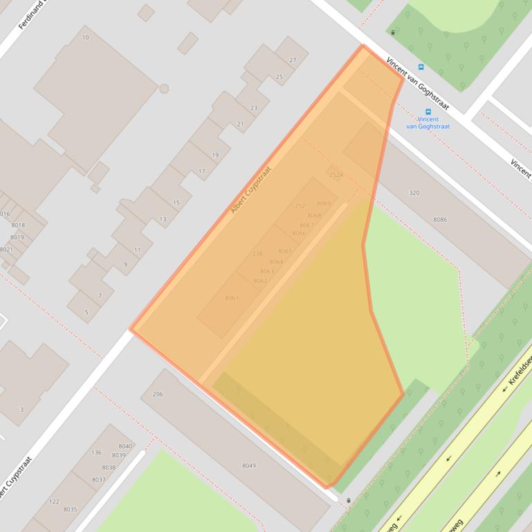 Kaart van postcodegebied 5914XL.