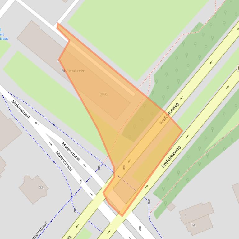 Kaart van postcodegebied 5914XT.