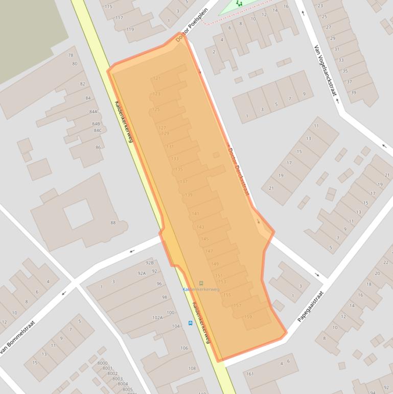 Kaart van postcodegebied 5915AB.