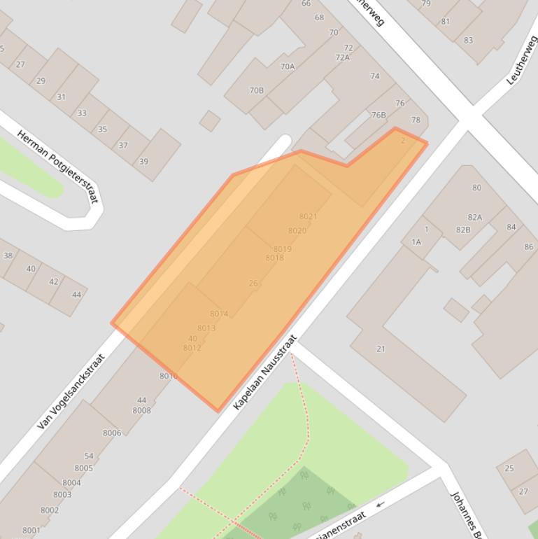 Kaart van postcodegebied 5915BB.