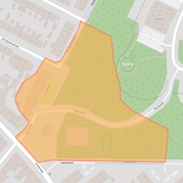 Kaart van postcodegebied 5915CC.