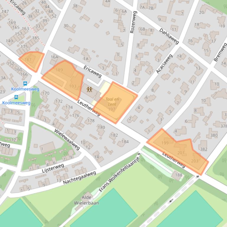 Kaart van postcodegebied 5915CG.