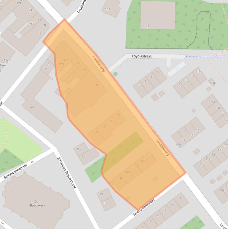 Kaart van postcodegebied 5915CK.