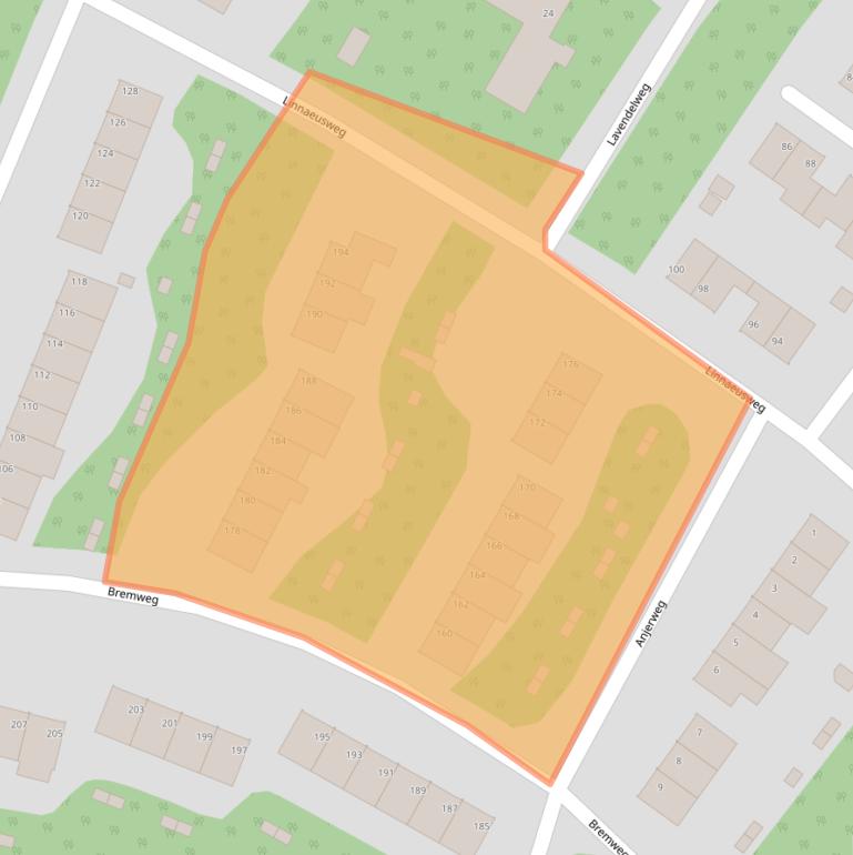 Kaart van postcodegebied 5915GP.