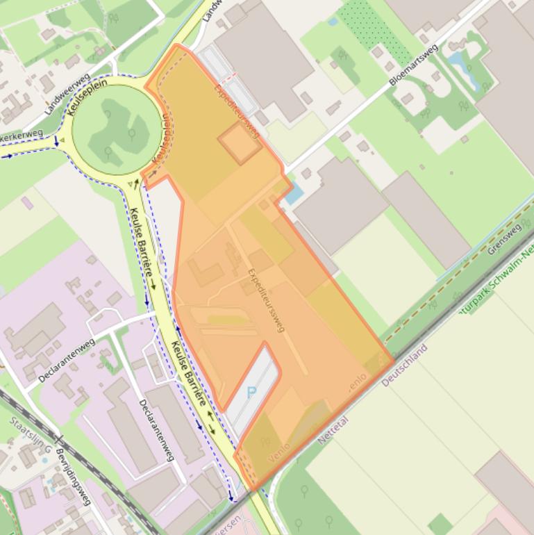 Kaart van postcodegebied 5915PD.