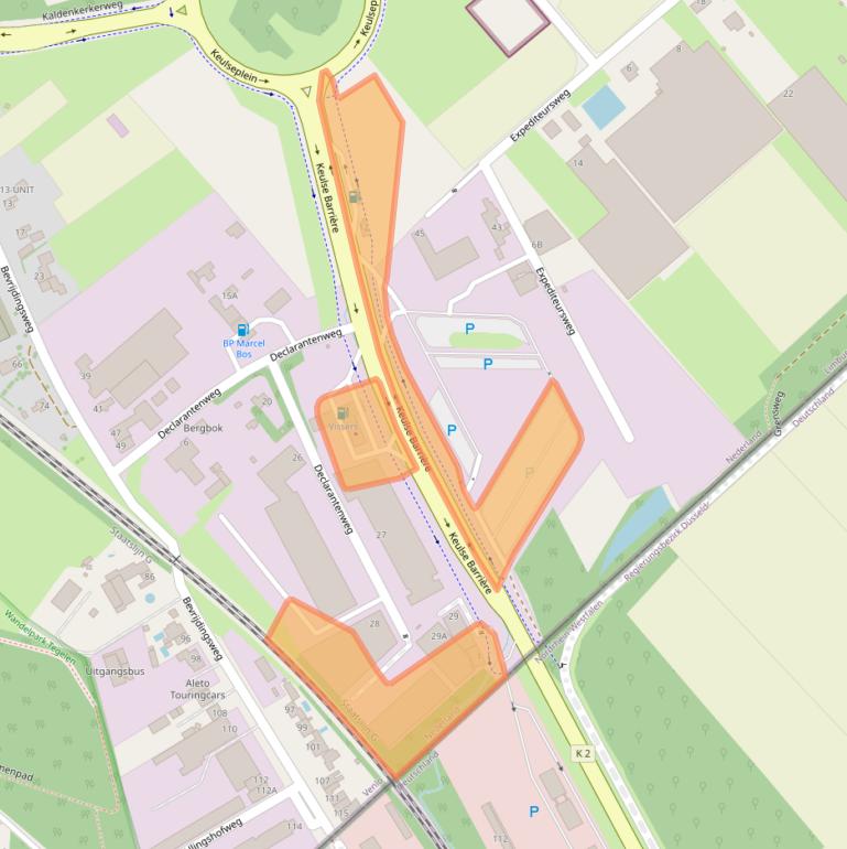 Kaart van postcodegebied 5915PG.