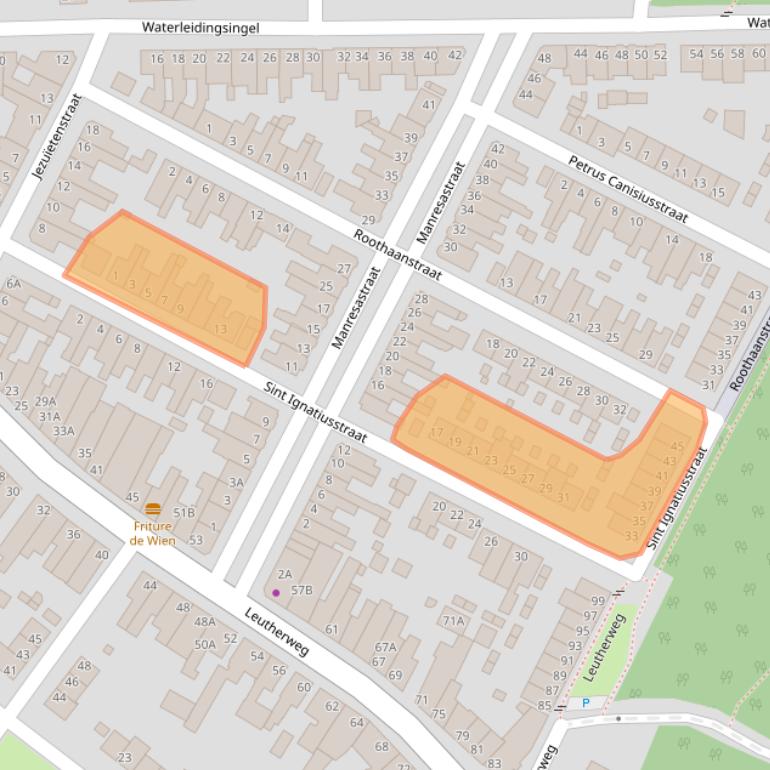 Kaart van postcodegebied 5915VL.