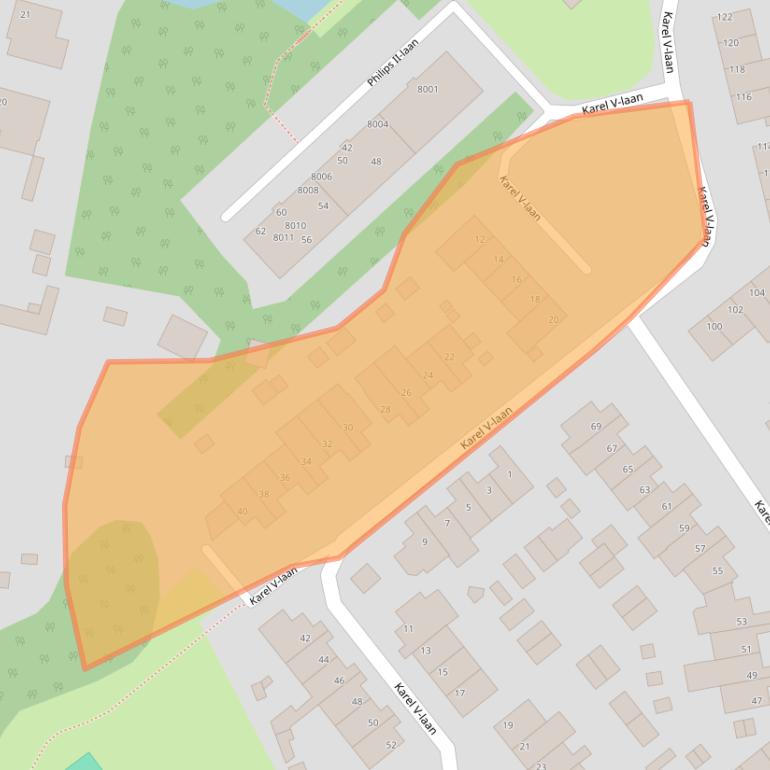 Kaart van postcodegebied 5915ZA.