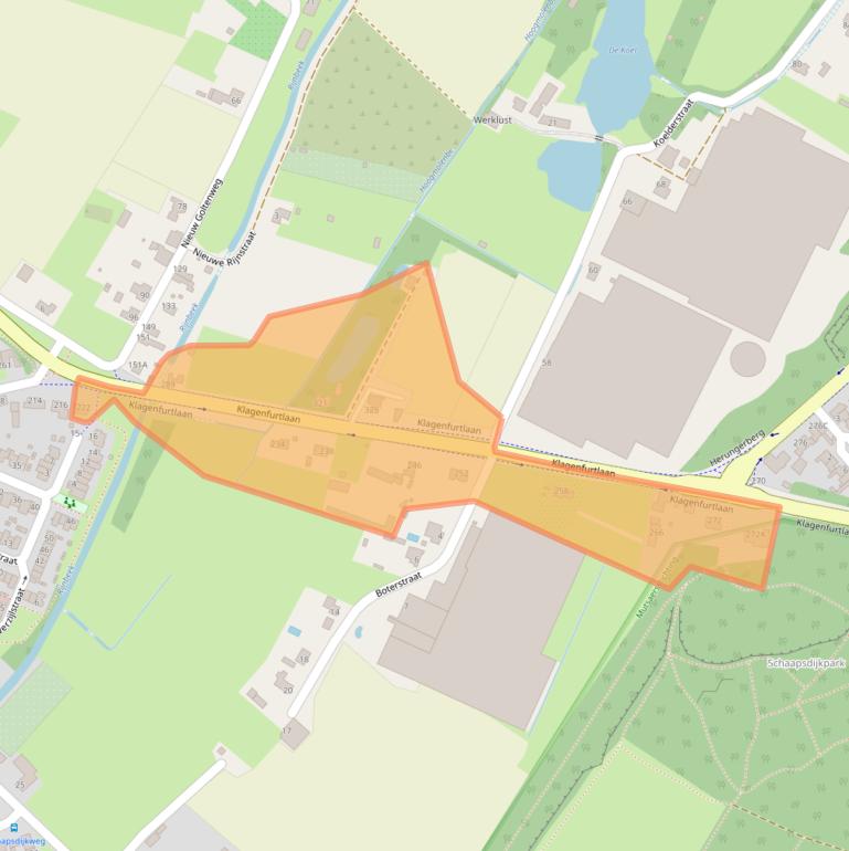 Kaart van postcodegebied 5916BB.