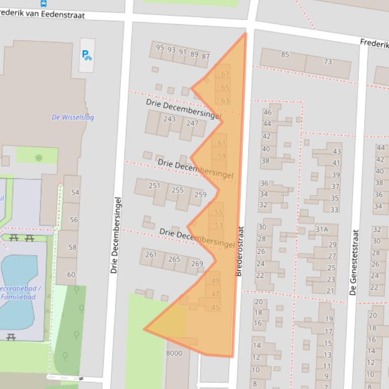 Kaart van postcodegebied 5921BL.