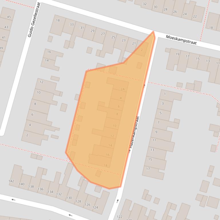 Kaart van postcodegebied 5921VC.