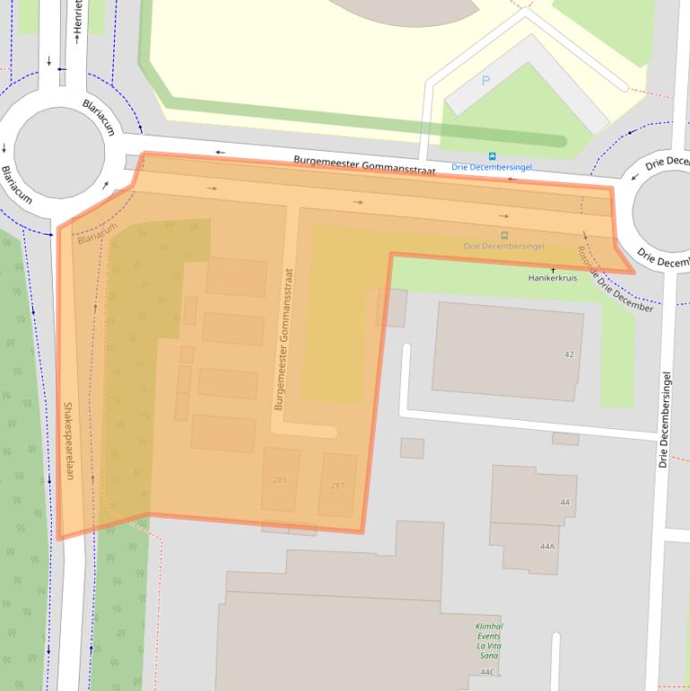 Kaart van postcodegebied 5922AM.