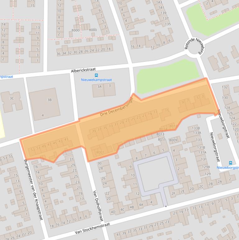 Kaart van postcodegebied 5922BA.