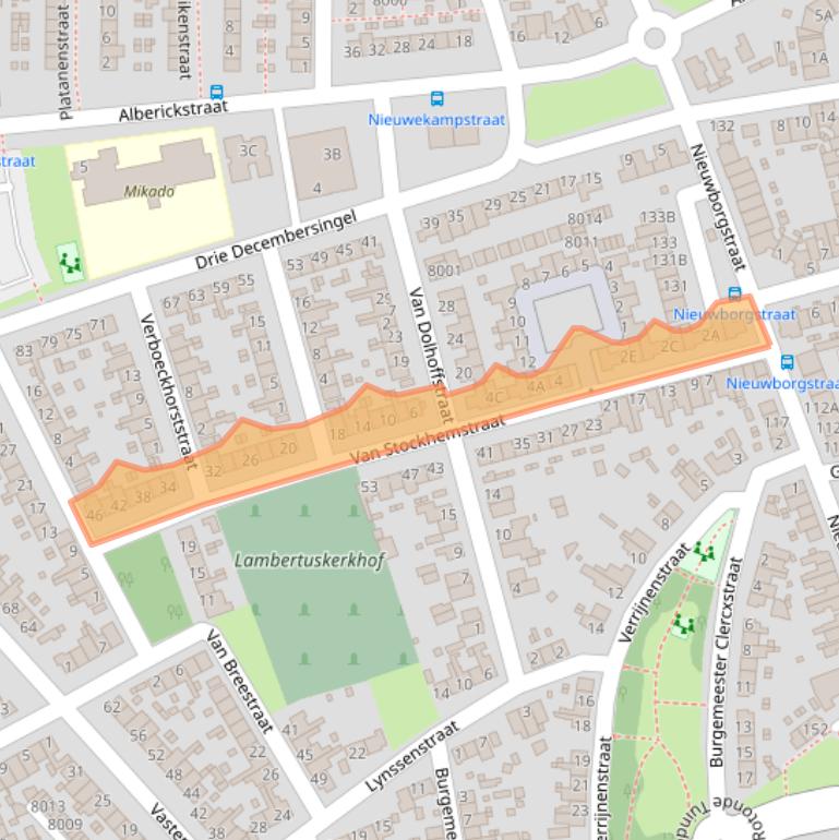 Kaart van postcodegebied 5922TN.
