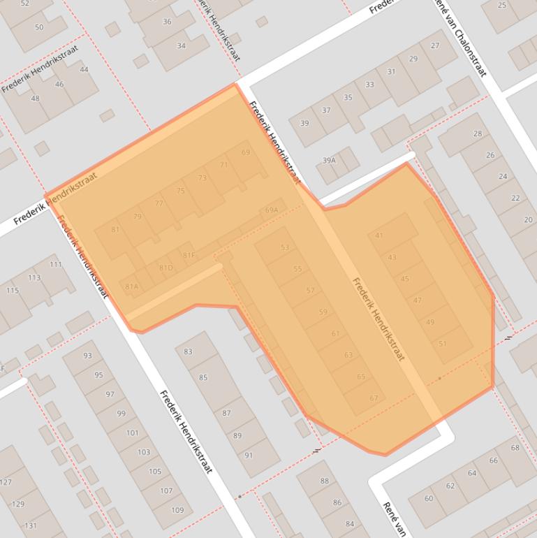 Kaart van postcodegebied 5923BK.