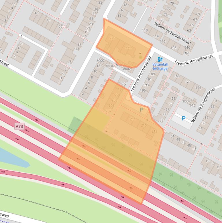 Kaart van postcodegebied 5923BP.