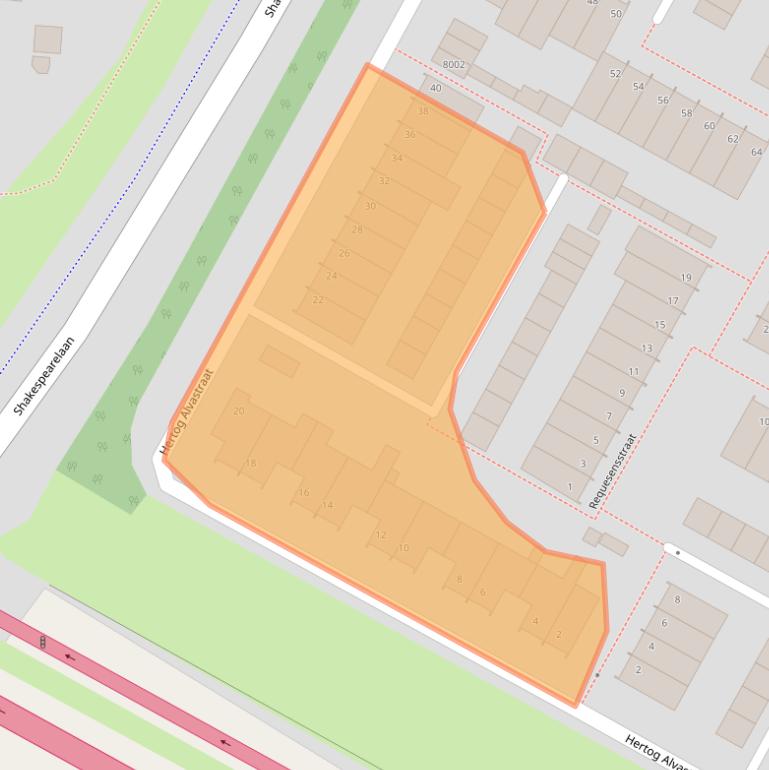 Kaart van postcodegebied 5923CK.