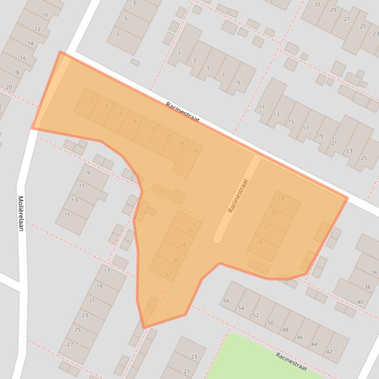 Kaart van postcodegebied 5924BD.