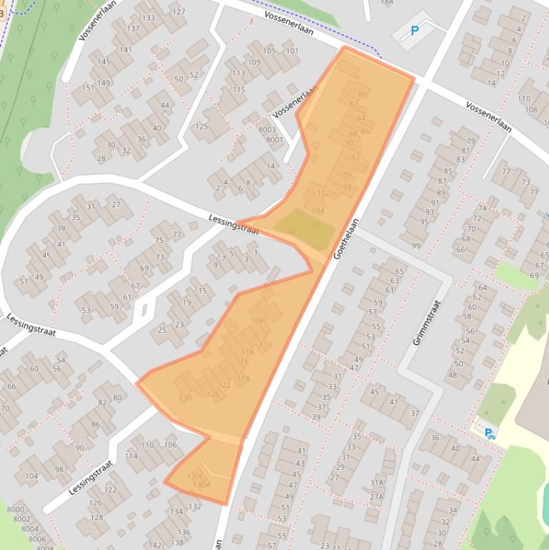 Kaart van postcodegebied 5924BS.