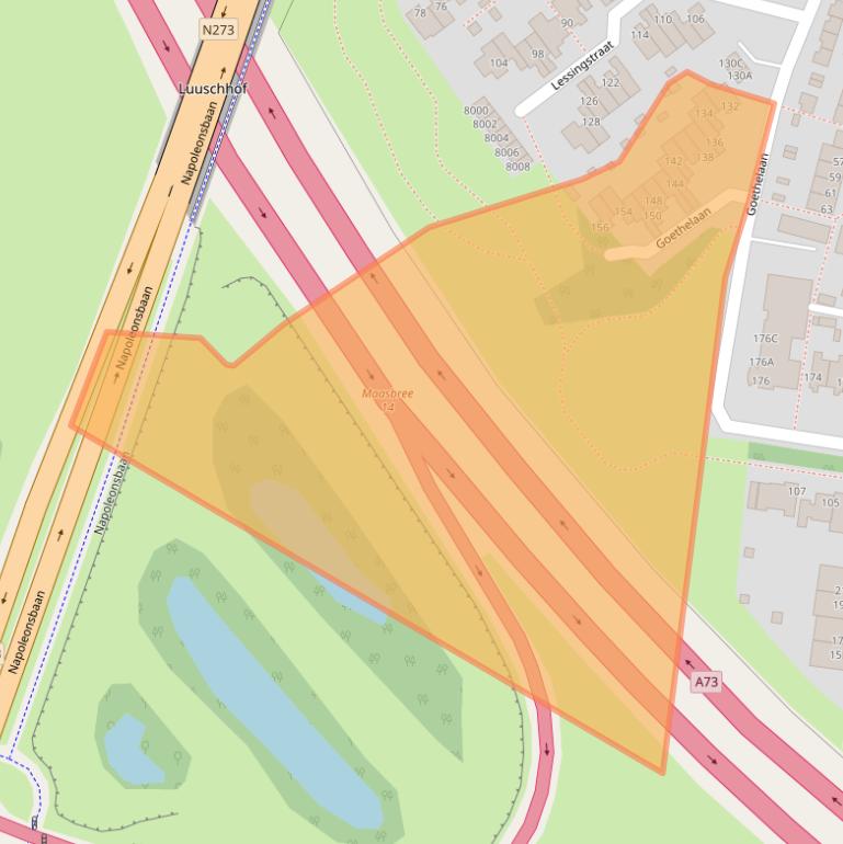 Kaart van postcodegebied 5924BT.