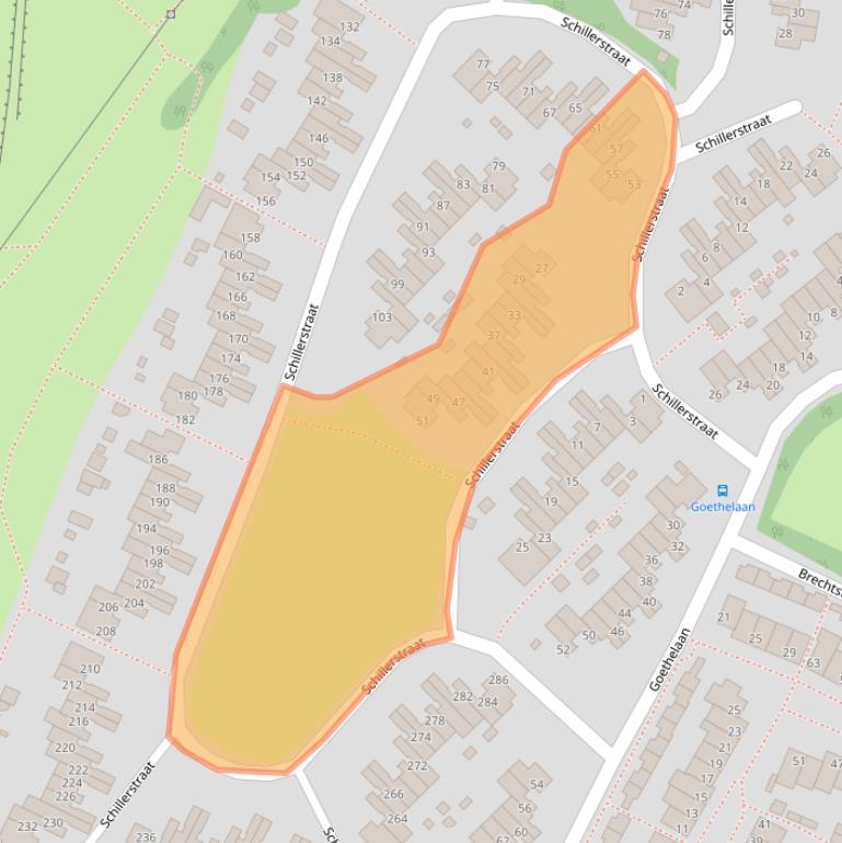 Kaart van postcodegebied 5924CJ.