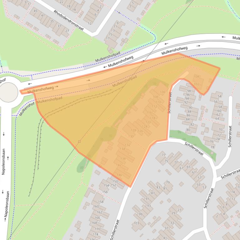 Kaart van postcodegebied 5924CS.