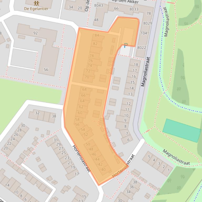 Kaart van postcodegebied 5925AK.