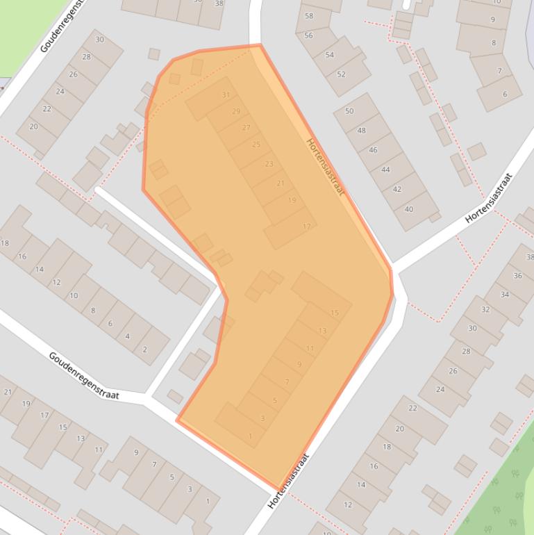 Kaart van postcodegebied 5925AL.