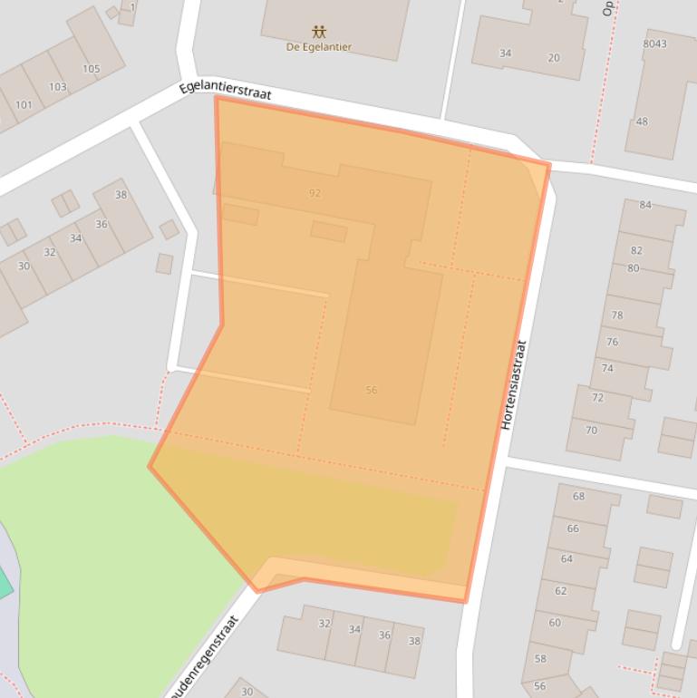 Kaart van postcodegebied 5925AS.