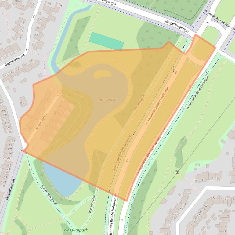 Kaart van postcodegebied 5925BN.