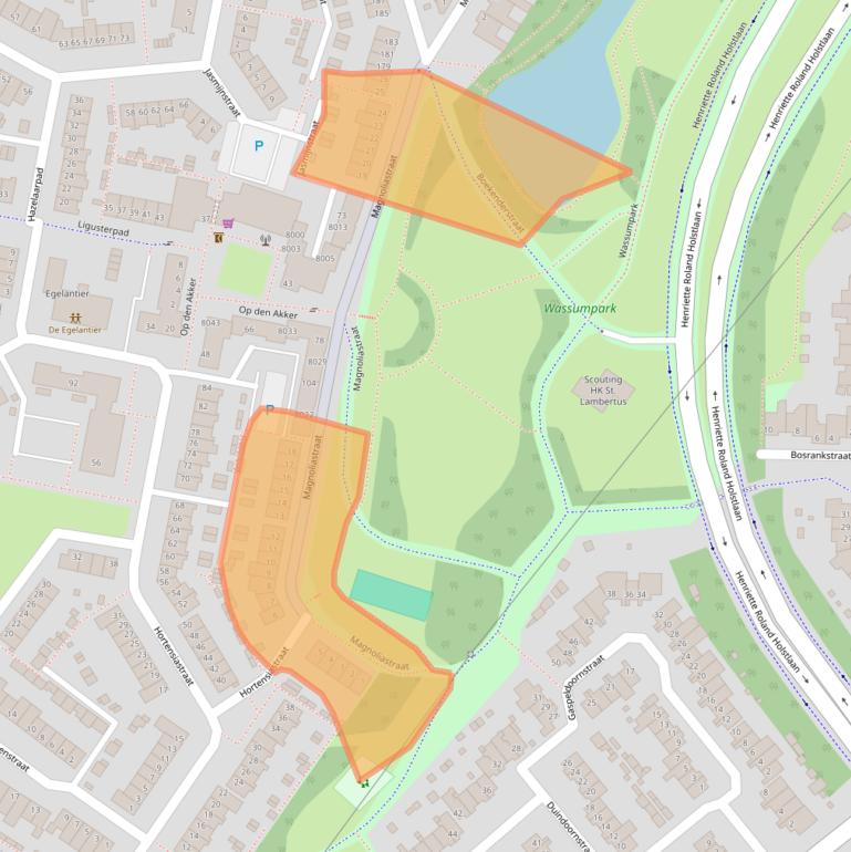 Kaart van postcodegebied 5925CA.