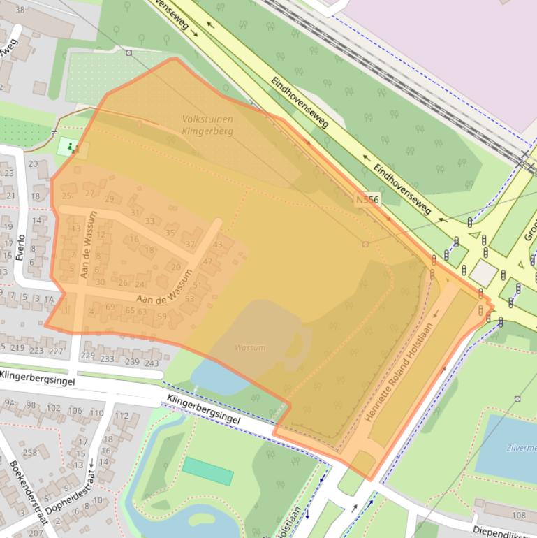 Kaart van postcodegebied 5925HA.