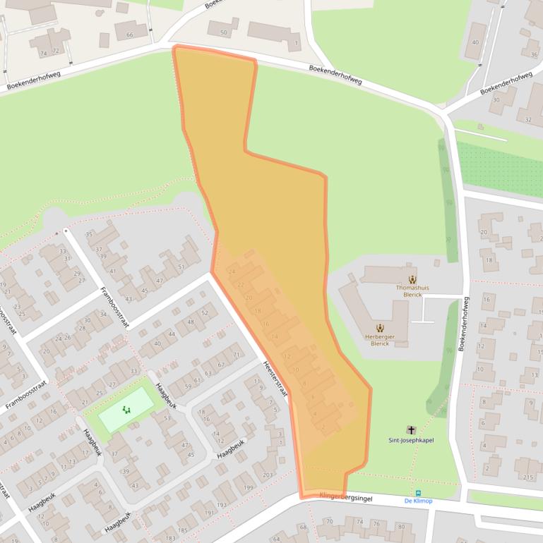 Kaart van postcodegebied 5925HP.