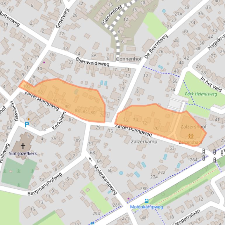 Kaart van postcodegebied 5926PL.