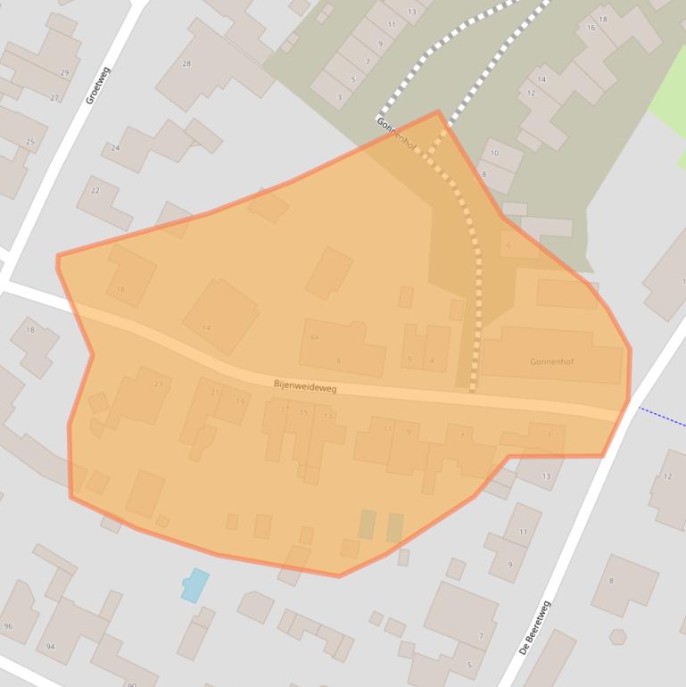 Kaart van postcodegebied 5926PR.