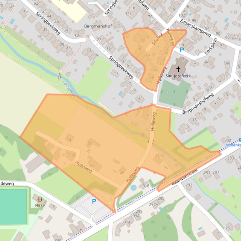 Kaart van postcodegebied 5926RK.