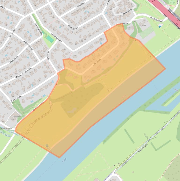 Kaart van postcodegebied 5926SR.