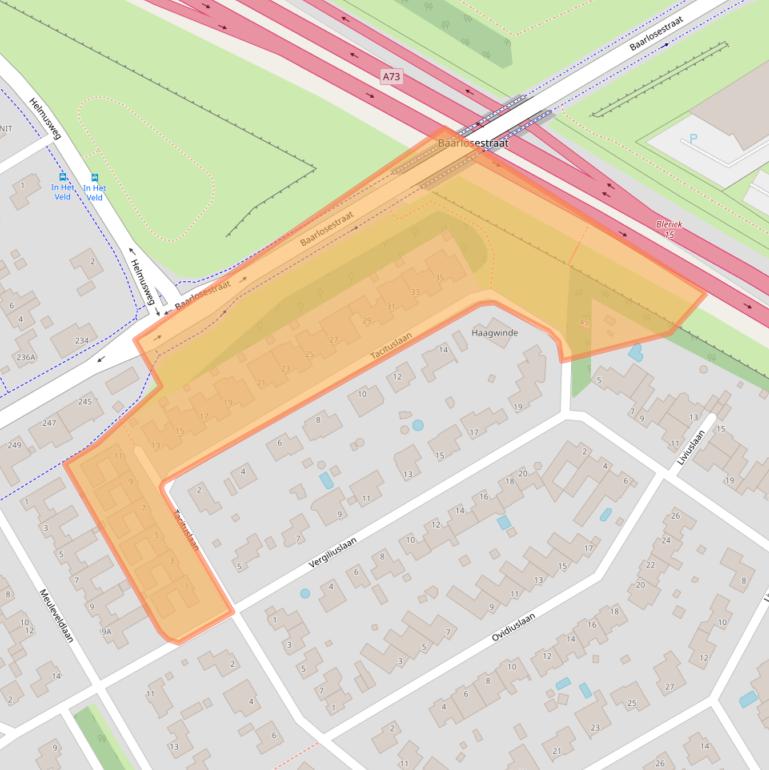 Kaart van postcodegebied 5926ST.