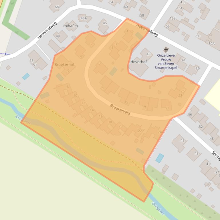 Kaart van postcodegebied 5926SW.