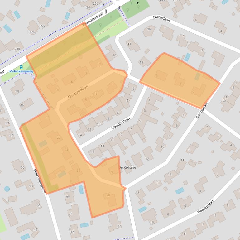 Kaart van postcodegebied 5926TB.