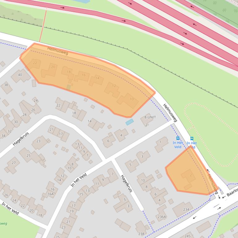 Kaart van postcodegebied 5926VW.