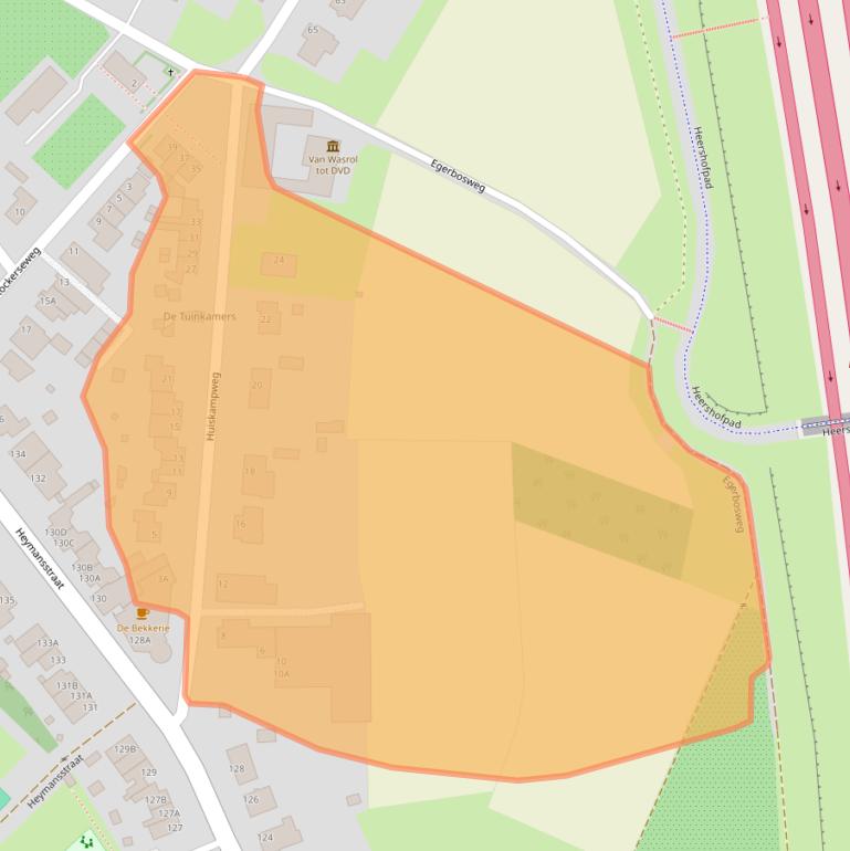 Kaart van postcodegebied 5927NN.