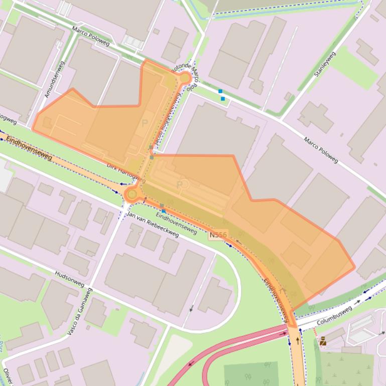 Kaart van postcodegebied 5928LV.