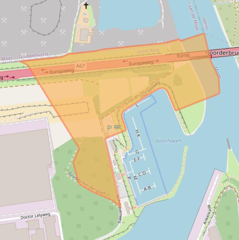Kaart van postcodegebied 5928MV.