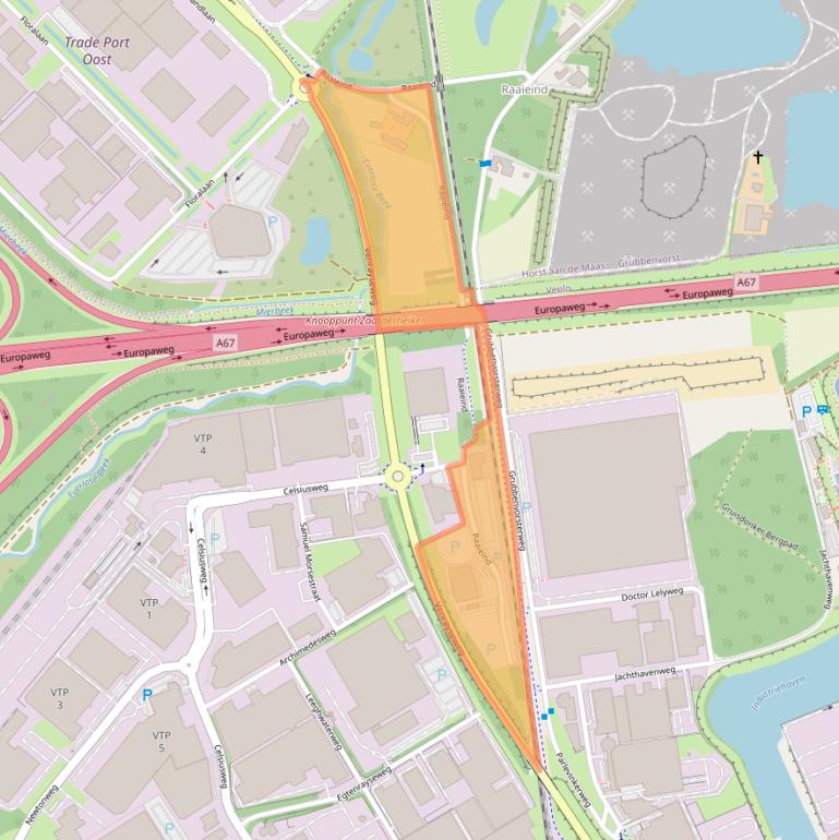 Kaart van postcodegebied 5928MX.
